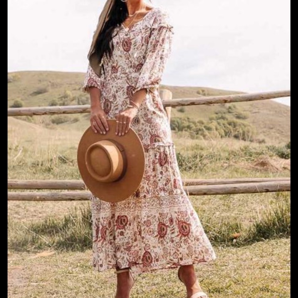 Bohme Arielle Floral maxi dress